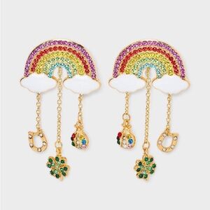 SUGARFIX BaubleBar Over The Rainbow Earrings
Colorful St Patrick’s Charms NWT